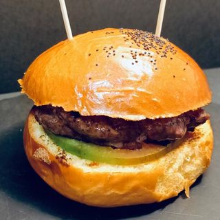 Hamburguesa Con Vacuno Y Queso