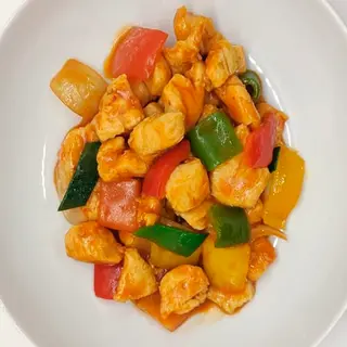 64. Pollo kongbao picante