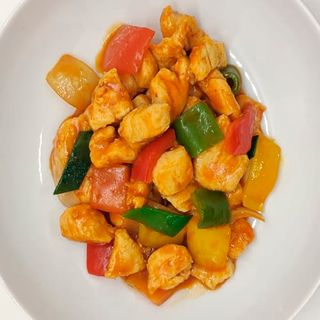 64. Pollo kongbao picante