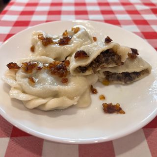 Pierogi z pieczarkami i serem mozarella 
