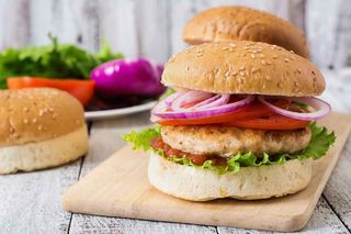 Classic chicken burger
