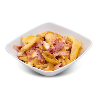 Patate con bacon e scamorza