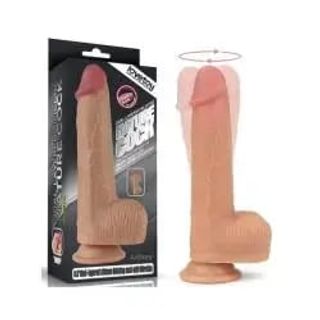 8.5" Dual layered Silicone Rotating Nature Cock Anthony