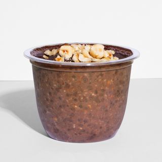Porridge de cacao y avellanas