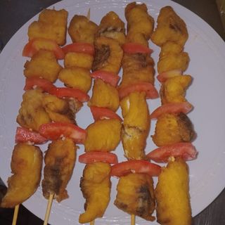 Fish brochette (mishkaki)