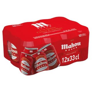 Mahou 5 Star Pack Of 12 (33 cl.)