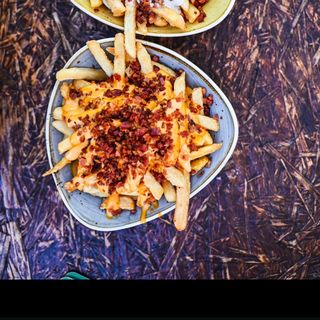 French fries chesee & bacon