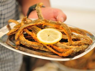 Enguias Fritas