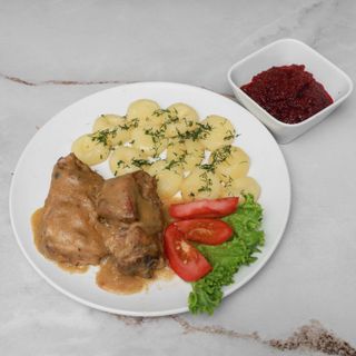 Żeberka w sosie własnym