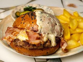 BLUE чізі BURGER