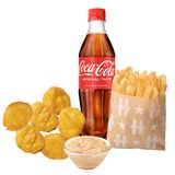 Пилешки хапки (6бр) голямо меню