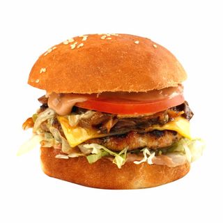 Чикен-машрум бургер