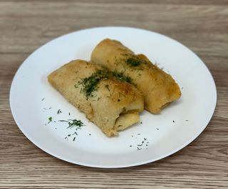 Krokiet z kapustą i pieczarkami