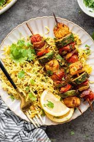 Shish Kebab (3 Sticks  Plate)