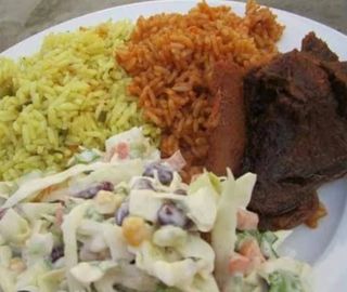 Special Jollof rice and fried rice 