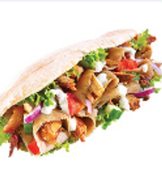 Panino con kebab a scelta