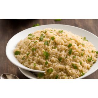 Mbaazi in Coconut Stew with Chapati, Matoke, Rice, or Ugali