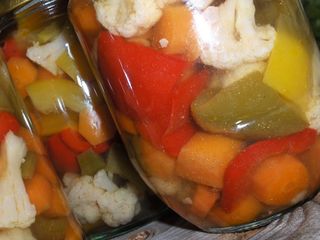 Giardiniera fatta da noi in agrodolce 2 persone