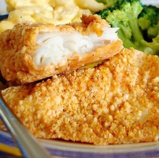 Filé de Peixe à Milanesa