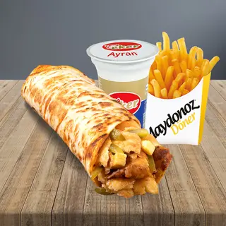 Small Chicken Doner + French Fries + Small Ayran