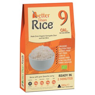 Makaron konjac w kształcie ryżu bezglutenowy BIO 385 g - Better Than Foods