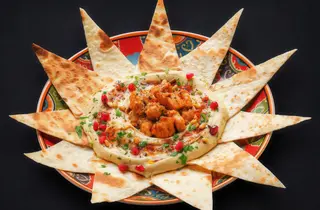Hummus cu pui