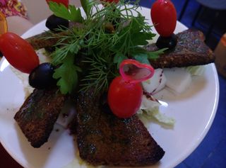 Хлеб чесночный