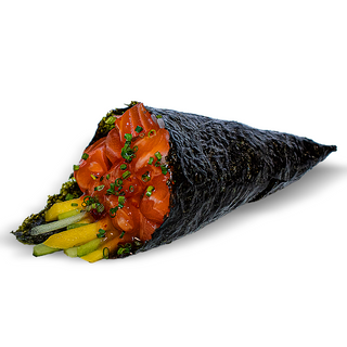 Temaki de Salmão Califórnia