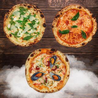 Menu Pizza Trio