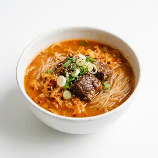 Mixian De Ternera Estofada Con Kimchi