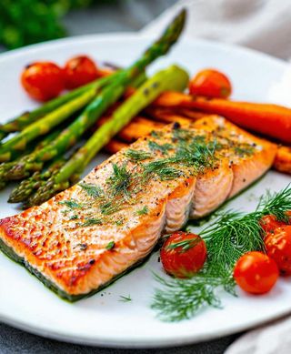 Łosoś z pieca bezglutenowy