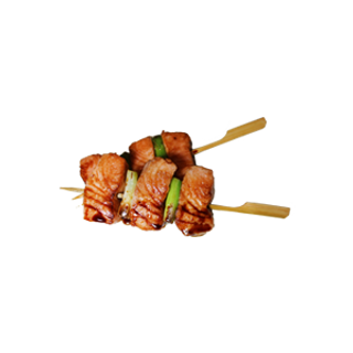 Kushiyaki salmón (2 pza.)