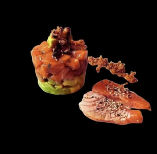 Tartar de salmón