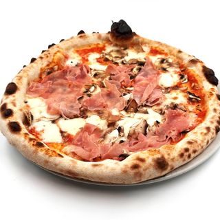 PIZZE PROSCIUTTO E FUNGHI 
