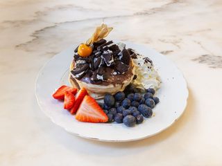 Pancakes Dulces Con Nutella