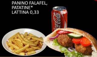 Menù 3 arrotolato falafel