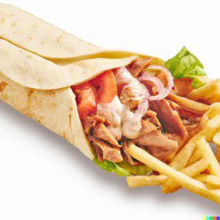 Среден дюнер (4бр) + Кока-кола (1л)