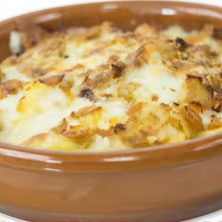 Kebab Plato gratinado (plato horneado)