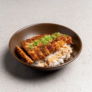 Katsudon de chuleta de cerdo duroc