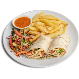 Halloumi Shawarma Wrap