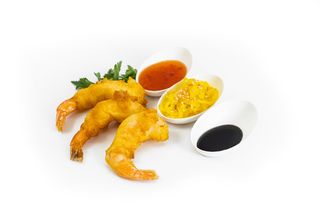 Krewetki tygrysie pieczone w tempurze 3szt