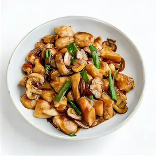 Fried Chicken With Mushroom