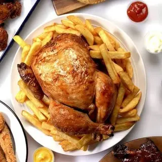 Pollo + Patatas + Bebida (XL)
