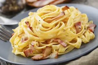 Spaguetti à carbonara