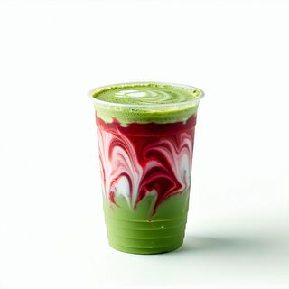 Strawberry Matcha Latte