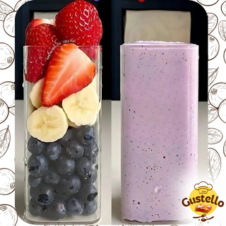 Smoothie Fraise, Banane & Myrtille