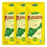 Pack 3 Uds Playadito 1kg Yerba mate Argentina (3346)