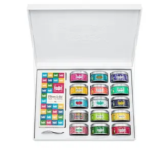 Kusmi Tea - La Collection bio - Conjunto de oferta com 15 mini-latas orgânicas + 100 filtros de chá