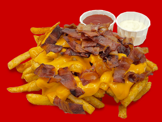 Patatas con Bacon y Salsa chedar