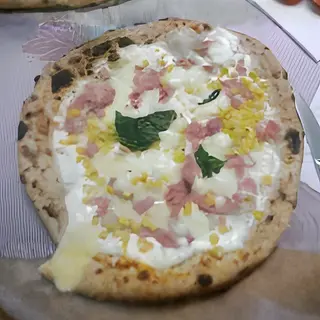 Mais e prosciutto